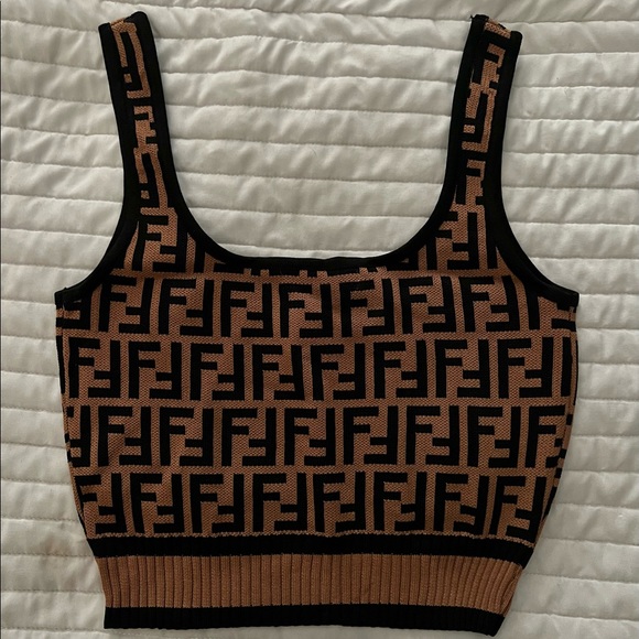 FENDI cropped tank top - Picture 3 of 9